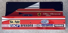 WOW Gilles Villeneuve FORMULA 1 F1 Race Car Style Sign picture