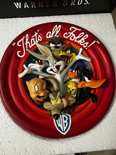 Vintage Warner Bros. Looney Tunes 3D Limited Edition Collector Plate w/ Rack picture