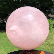 14.36LB Rare Natural Pink Crystal Ball Quartz Crystal Bll Reiki Healing 6572 picture