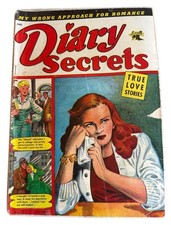 Diary Secrets #12 1952 St. John Matt Baker GGA Cover Golden Age Romance picture