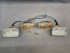 1962-1964 Ford Galaxie Front Bumper Turn Signal Park Lamps Lights Housing Marker picture