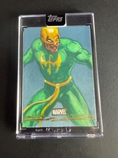 2026 Topps Mint Marvel Sketch - Iron Fist - Steve Alce - Encased 1/1 picture