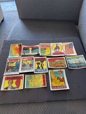 Vintage IMPKO 1960s Lot of 12 US Historical Travel Decal Stickers picture