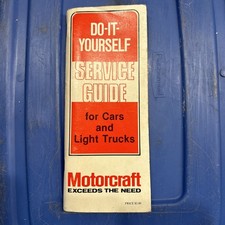 Ford Motorcraft Do-It-Yourself Service Guide for Cars and Light Trucks 1983 picture