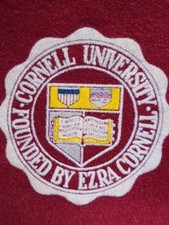 CORNELL UNIVERSITY - Felt Pennant - BIG RED  Ithaca, New York - VTG Original Tag picture