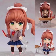 Nendoroid 2283 Monika Katsuragi PVC Figure w/ Swappable Faces Collectible Toy picture