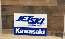 Kawasaki Jet Ski Watercraft Art Aluminum Sign – 8 x 12” picture