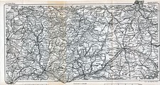 Orléans Melun Le Mans Rennes 1923 pt. original card Angers Tours Blois Chartres  picture