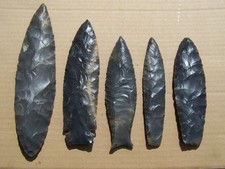 Here is a group of 5 reproduction arrowheads (Read listing) picture