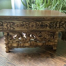 Small Altar Table Meditation Table Altar Small Puja Table Meditation Altar Wood  picture