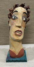 Whimsical Abstract Bust Sculpture - Eclectic Artistic Expression - Artist Signed picture