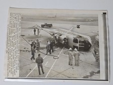1966 Los Angeles Airways N302Y Sikorsky S-61L LAX Crash Press Photo picture