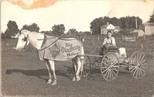 RPPC Minneapolis Minnesota Big Diamond Flour Horse Delivery Wagon early 1900s picture