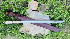 EGKH-21 Inches Blade Tanto Knife-5160 Carbon Steel and Bone Handle - Blacksmith picture