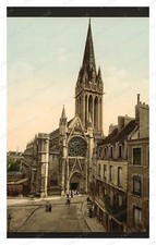 Caen Saint-Pierre Church Standard Postcard COPY RPPC picture