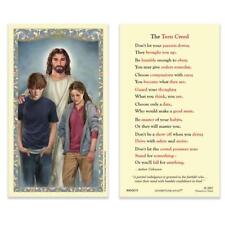 The Teen Creed Laminated Holy Card Pack of 25 Size 2.6 in W x 4.4 in L picture