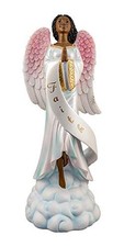 Ebony Treasures Faith Angel,Sculptures & Figurines, White picture