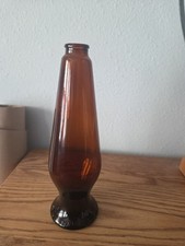 Vintage Brown Glass Bottle with Embossed Base picture