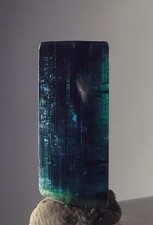 Amazing Indicolite Terminated Tourmaline Crystal From Afghanistan picture