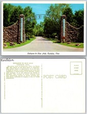 Blue Hole Entrance Castalia Ohio Postcard picture