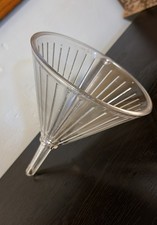 Vintage Fluted MOONEY AIR VENT GLASS FUNNEL 32oz  picture
