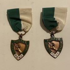 Antique 1947 New York Police Athletic League (PAL) Medal Track Field,NYC Seal picture