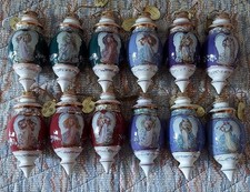 Lot of 12 Bradford Exchange Symphony of Angels Ornaments 1998 picture