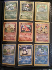 Pokemon Base Set Unlimited 1999 Complete Collection 102/102 NM-LP-MP Vintage picture