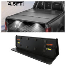 4.6ft Hard 3-Fold Tonneau Cover Fit For 22-2023 Ford Maverick Truck Bed Folding picture