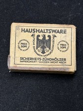 100% Genuine WWII Haushaltsware German Nazi Matches Box Full NOS Soldier Kit picture