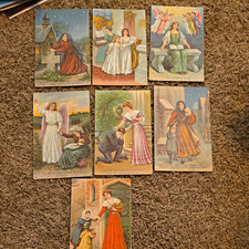 Vintage Christianity Angels Postcards Lot of 7 Unposted Divided Back 1907-15 picture