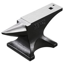 VEVOR Single Horn Anvil 25lbs Cast Steel Anvil Round Horn Anvil for Blacksmiths picture
