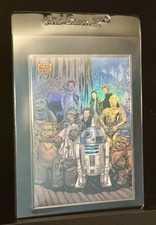2026 Topps Chrome Star Wars Galaxy Celebration on Endor Orange Refractor 07/25 picture