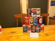 GREAT LOT OF VINTAGE BEER CANS,,ALL TABS ON.FREE SHIPPING VERY GOOD CONDITION picture