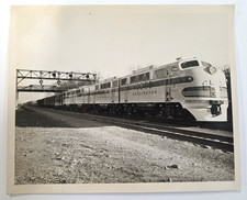 c.1940s CB&Q Burlington Route EMD E5 Zephyr Diesel Train 8x10 Photo picture