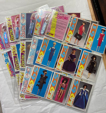 Lot of 40 Barbie Action Trading Cards 1991 Fashion Facts Folio Display MINT picture