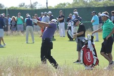 Gary Woodland power drive off the tee Golf Photo Print picture