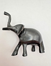 Vtg Bronze Elephant Business Card Holder 3