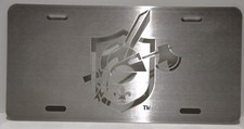 Knights Armament KAC Stainless License Plate - SUPER RARE - NEW picture