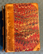 Antique book 1875 THE PROFESSOR CHARLOTTE BRONTE Smith Elder London Marbled Edge picture