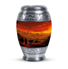Urns For Human Ashes Adult Ancient Desert Caravans (10 Inch) Large Urn picture