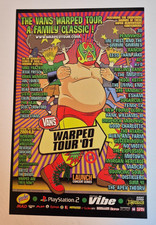 VANS WARPED TOUR 2001 The Misfits, Rollins Band, Afi, 311 - Print Ad/Ad Page picture