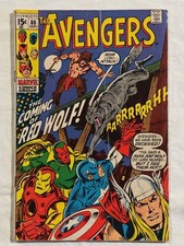 Avengers #80 1970 Marvel Key 1st Appearance Red Wolf Roy Thomas Buscema VG 4.0 picture