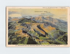 Postcard Mount Washington & the Northern Peaks of the Pres Range White Mountains picture