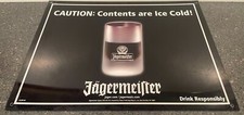 Jagermeister Jager black plastic plexiglass Sign 16 x 12 inch Various Designs picture
