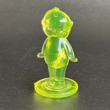 Vintage Vaseline Uranium Glass Boyd Kewpie Baby Doll Figure Made 22/12/1997 #5 picture