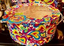 Vintage Lisa Frank Creative Treasures Box Empty Round Box picture