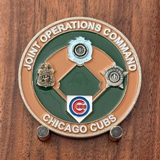 Joint Operations Command Chicago Cubs Wrigley Field Challenge Coin  M#25 picture