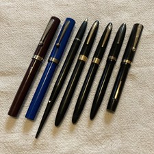 Vintage Sheaffer Pens Lot of 7 Pens Fountain Ballpoint for Parts/Restoration picture