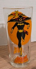 Vintage 1976  Pepsi Glass DC Bat Girl bat man promo Superhero comic book cup picture